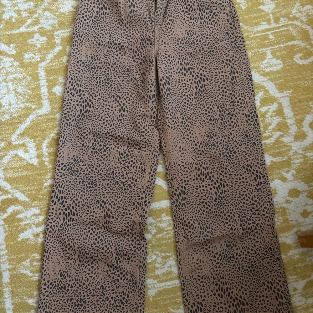 Leopard Print Kids Jeans
